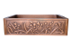 Garden Design Copper Undermount Kitchen Sink - Single Bowl 16-Gauge Basin - Perfect For Home, Hotel, Farmhouse - Dimensions 33″ X 22″ X 9″