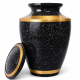 Peace Brass Cremation Urn for Human Ashes Adult – Large Memorial Funeral Urn, Handcrafted Decorative Ashes Urn with Polished Finish & Secure Threaded Lid, Holds up to 200 lbs