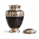Remembered Forever Brass Cremation Urn for Human Ashes Adult – Large Memorial Funeral Urn, Handcrafted Decorative Brass Ashes Urn with Secure Threaded Lid, Holds Up to 200 lbs
